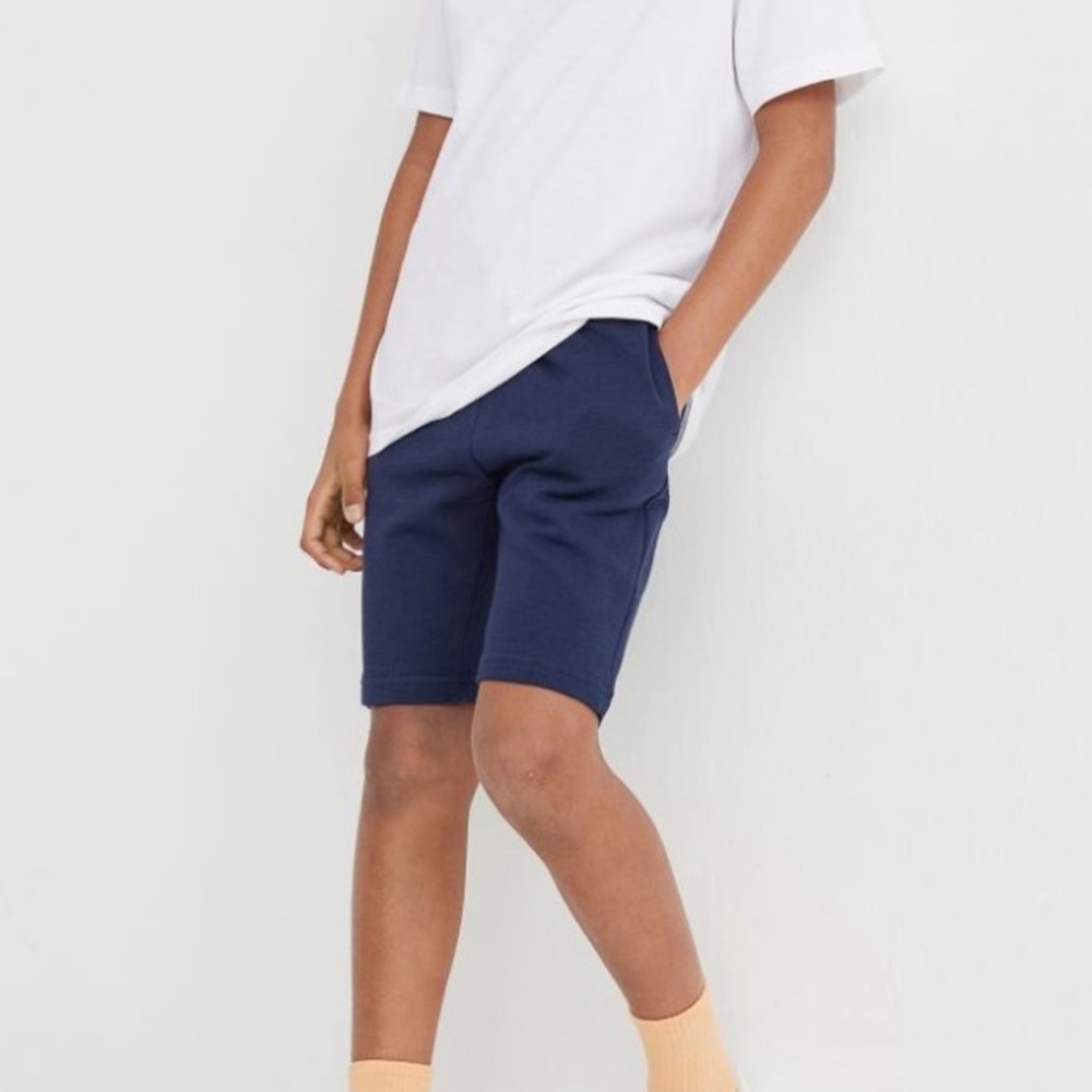 H&M - Navy Regular Fit Sweatshorts